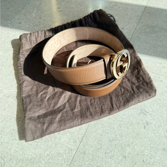 Gucci | Accessories | Gucci Brown Leather Belt With Iconic  display picture 1